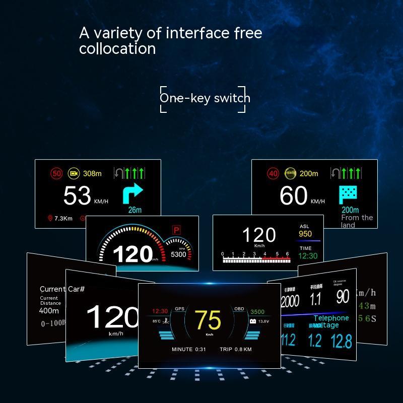 Portable Car Speed Projector Display All-in-one