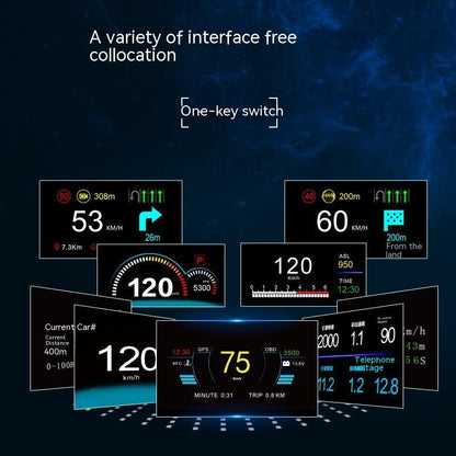 Portable Car Speed Projector Display All-in-one